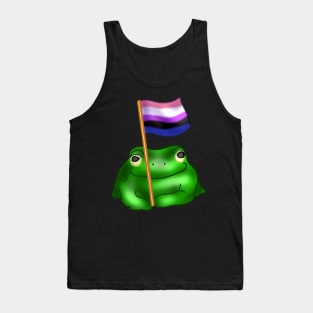 GenderFluid LGBTQ Frog Tank Top